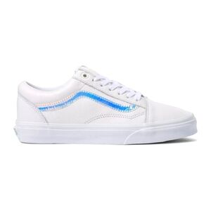 Vans Unisex Holo Sidestripe Old Skool Shoes - White / True White